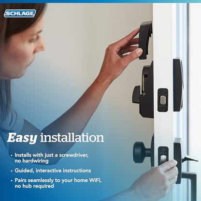 Schlage Encode Smart WiFi Deadbolt Door Lock with Touchscreen