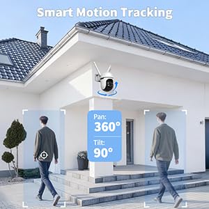 4MP Solar Wireless Outdoor Security Camera System with PTZ – 4 Pack