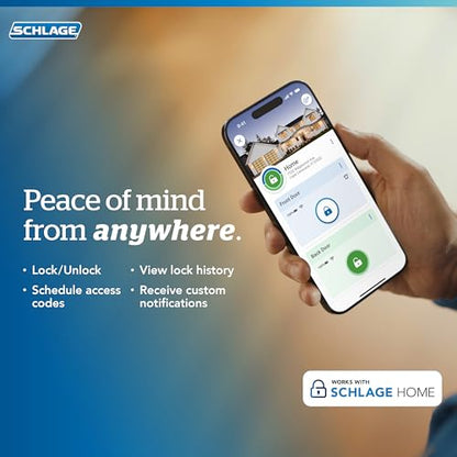 Schlage Encode Smart WiFi Deadbolt Door Lock with Touchscreen