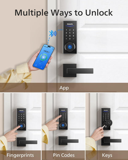 Philips Smart Door Lock with Fingerprint, App & Keyless Entry