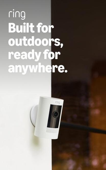 All-new Ring Stick Up Cam HD security camera with two-way talk, Works with Alexa