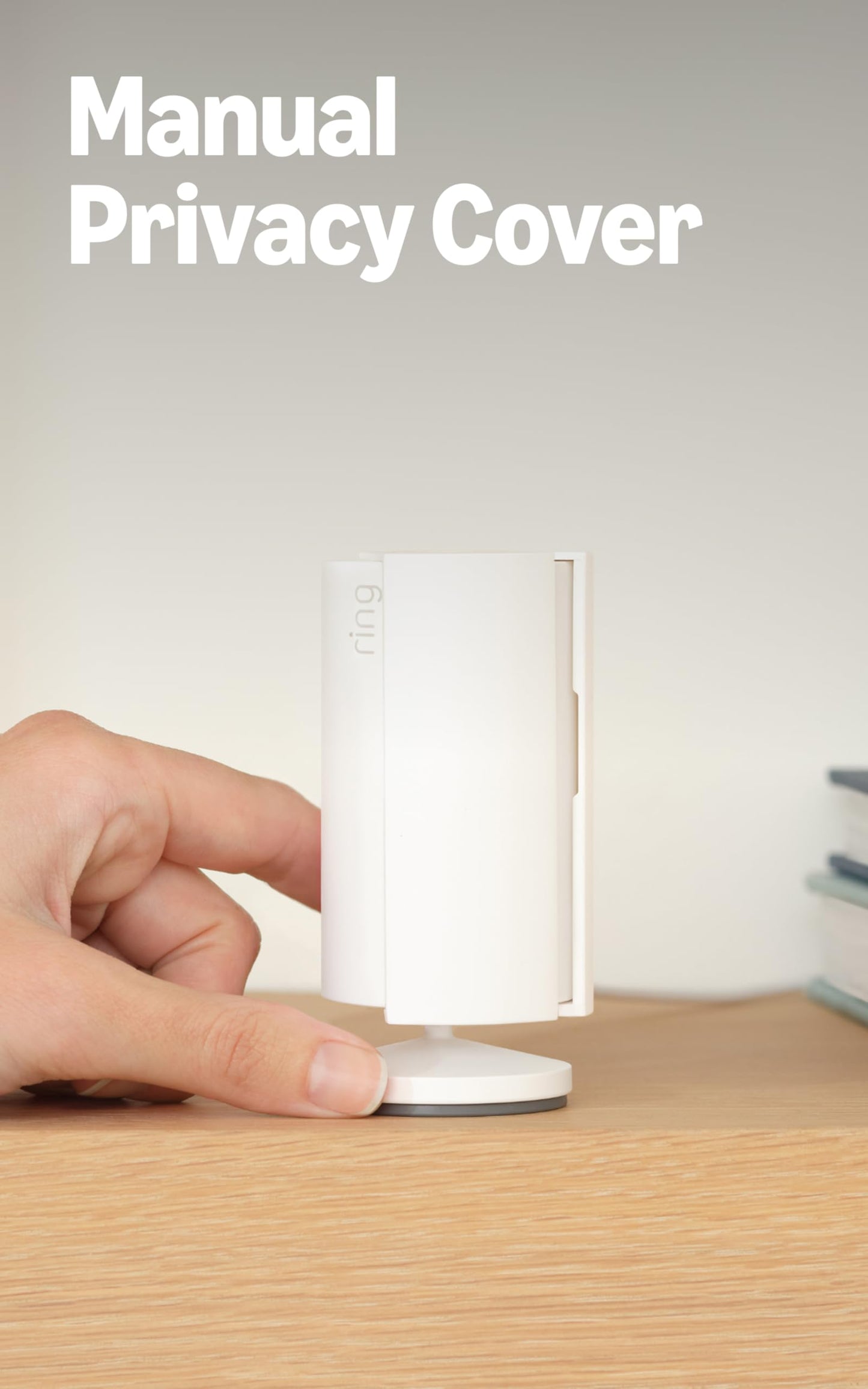 Ring Indoor Cam, Home or business security in 1080p HD video, White