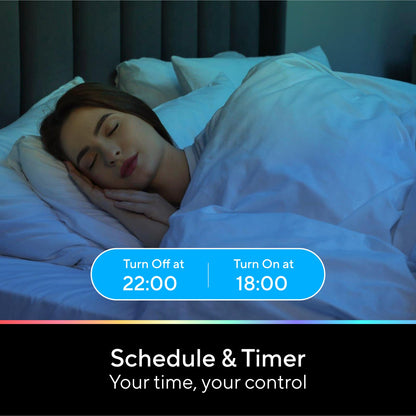 U-tec Smart RGB WiFi LED Light Bulbs with Alexa – A19 2 Pack