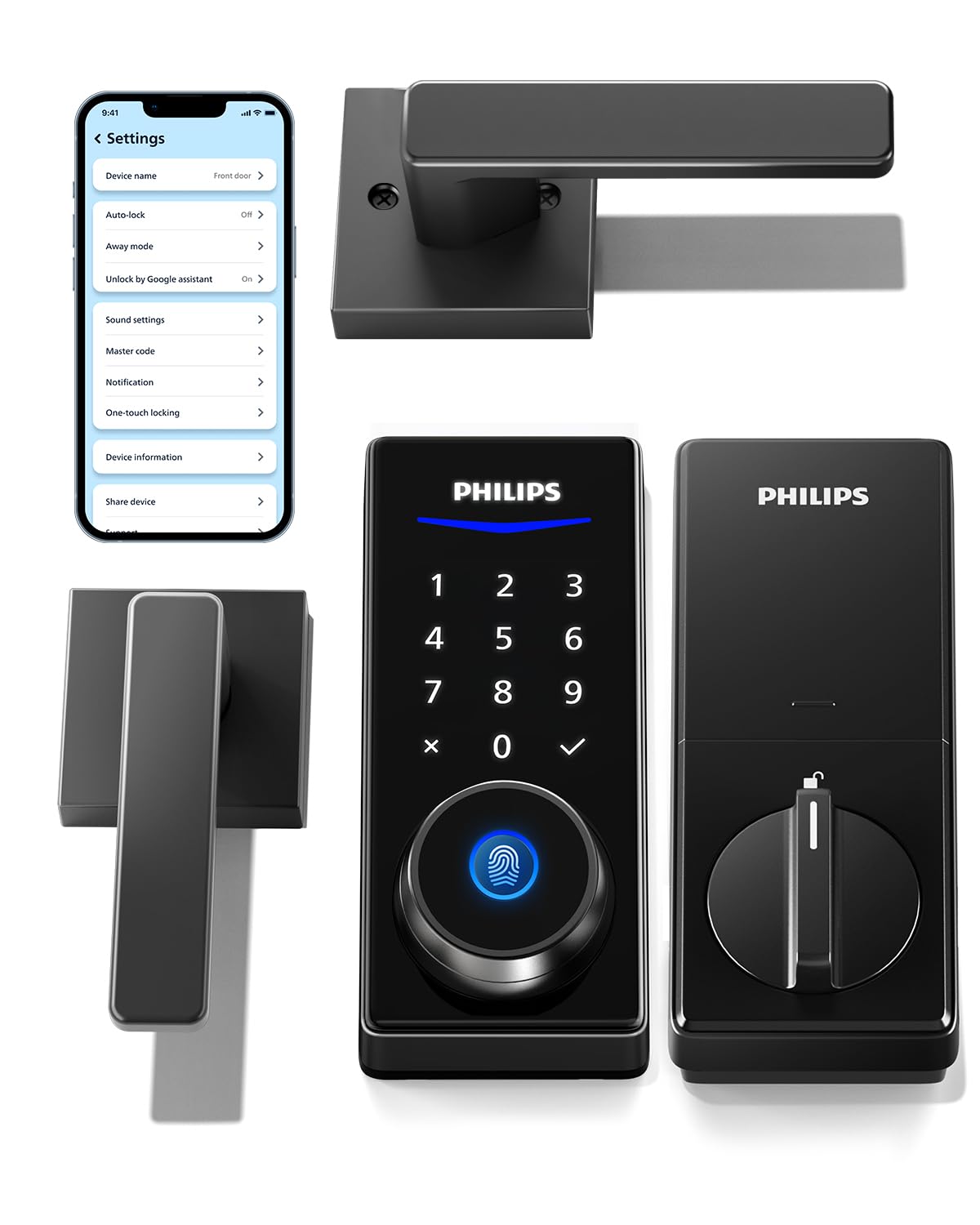 Philips Smart Door Lock with Fingerprint, App & Keyless Entry