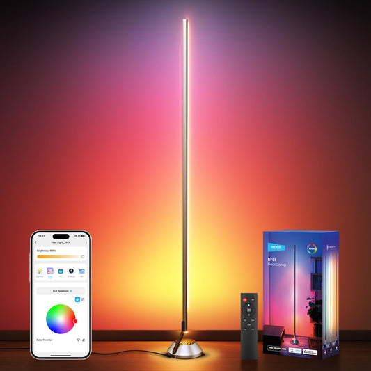 NEEWER Smart RGB LED Corner Floor Lamp with App Control