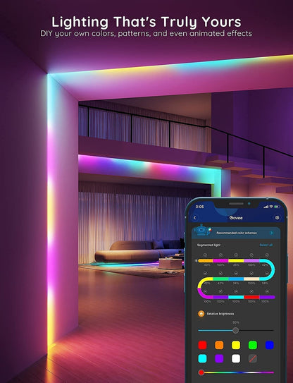 Govee RGBIC Pro Smart LED Strip Lights with Alexa & Google