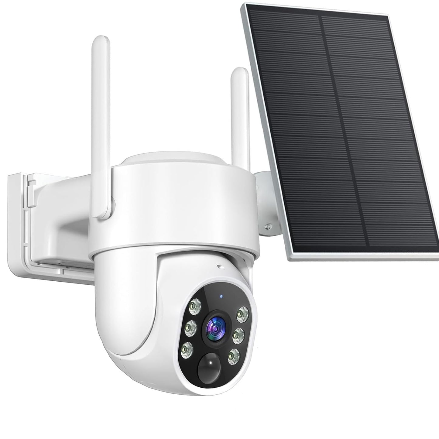 4MP Solar Wireless Outdoor Security Camera System with PTZ – 4 Pack