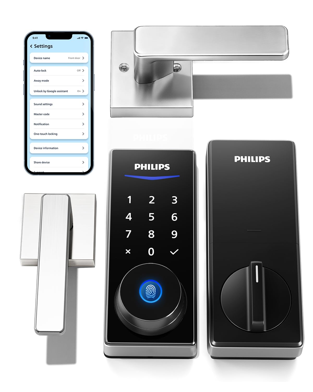 Philips Smart Door Lock with Fingerprint, App & Keyless Entry