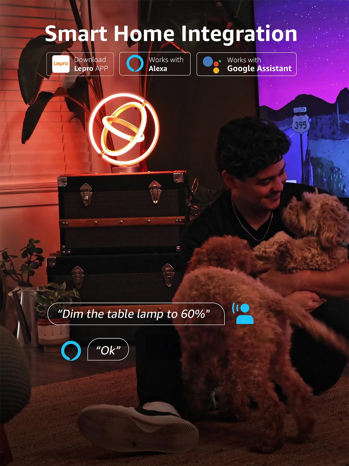 Lepro AI Smart Table Lamp