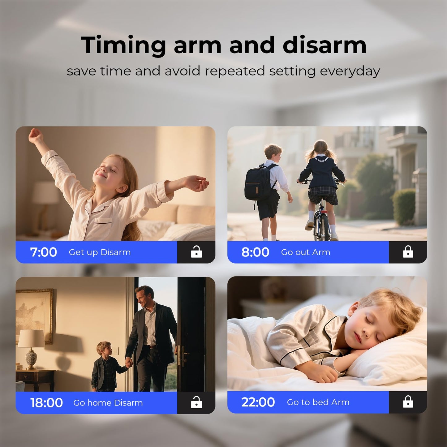 Hapippofa Alarm System for Home Security,WiFi/4G Home Alarm System with DIY