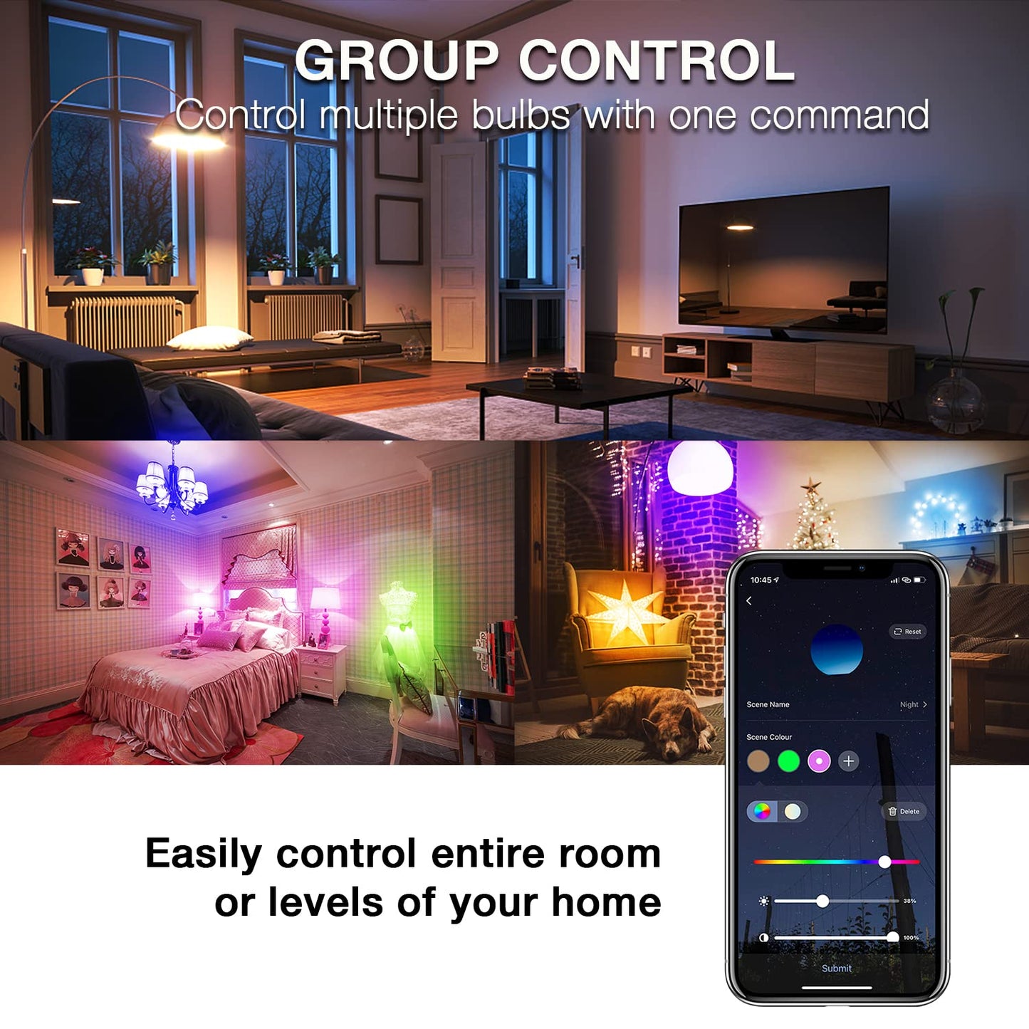 DAYBETTER Smart Dimmable LED Light Bulb with Alexa Support