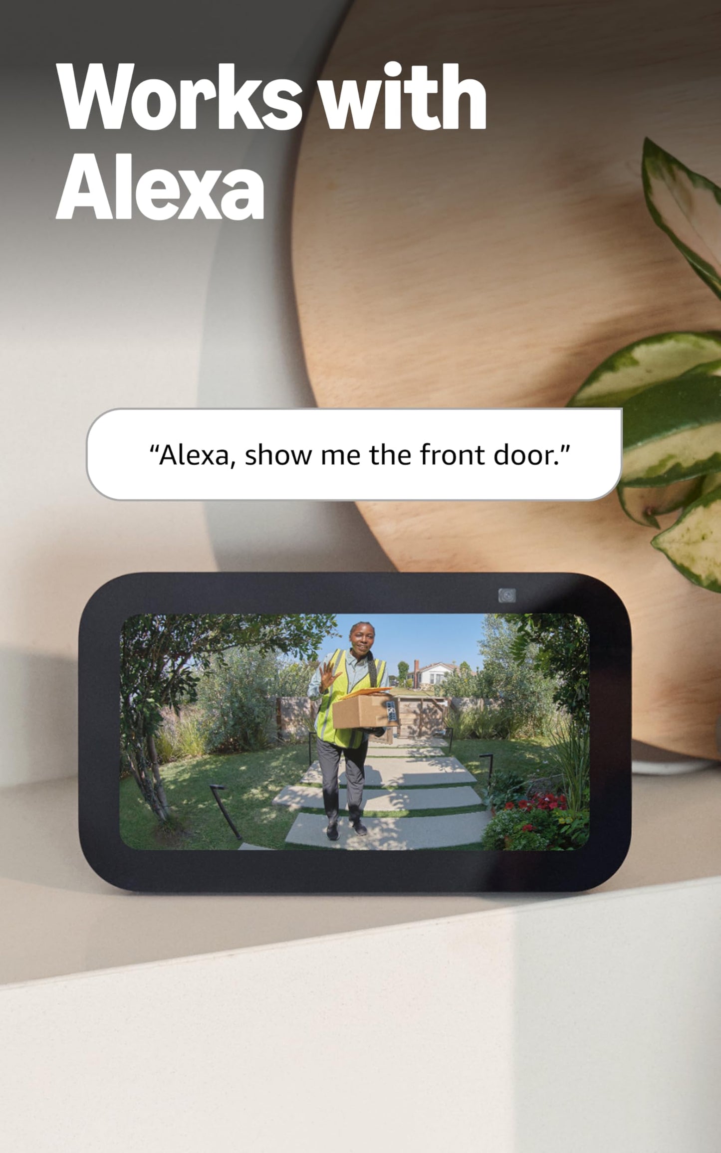 Ring Battery Video Doorbell with Head-to-Toe View & Motion Alerts