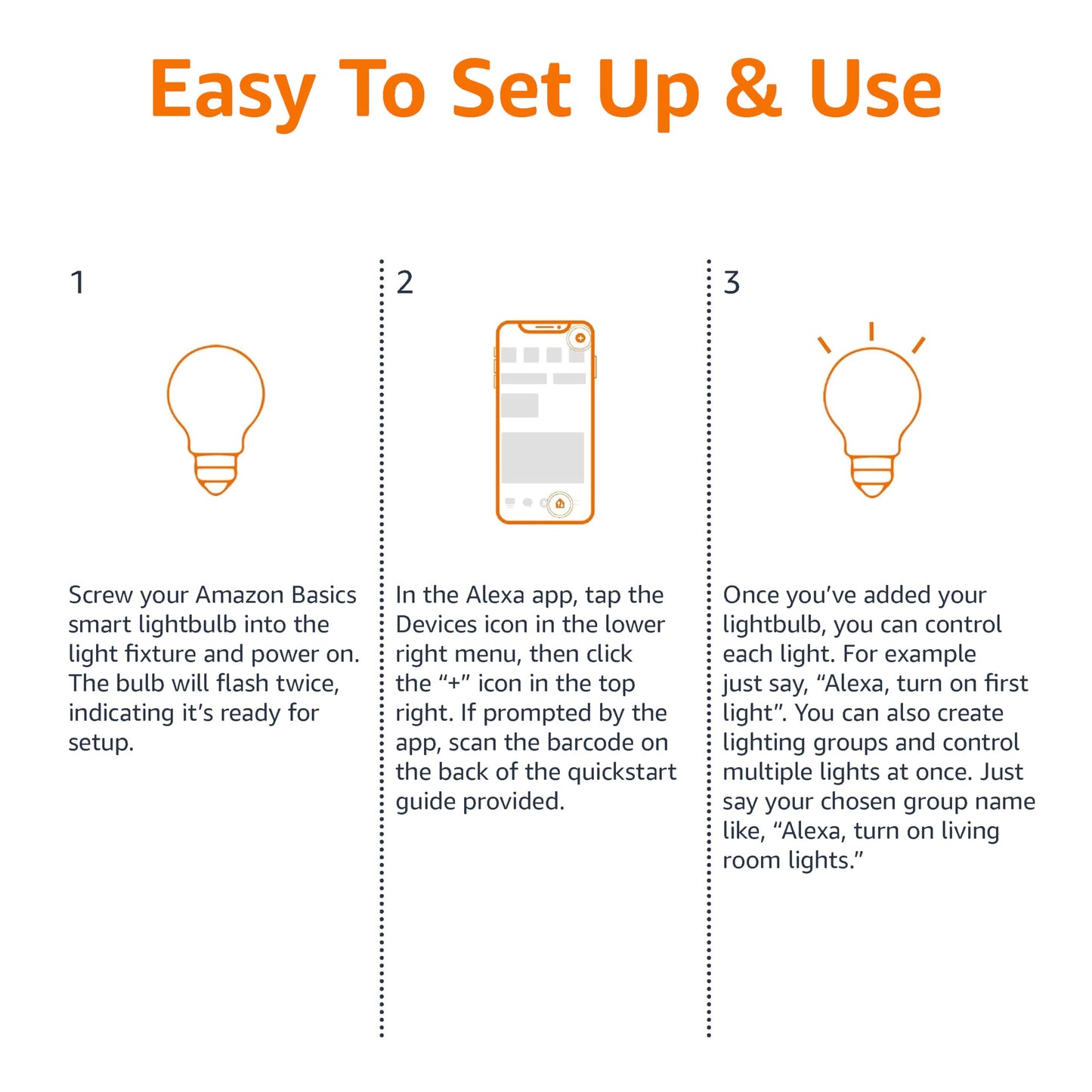 Amazon Basics Smart BR30 Light Bulb