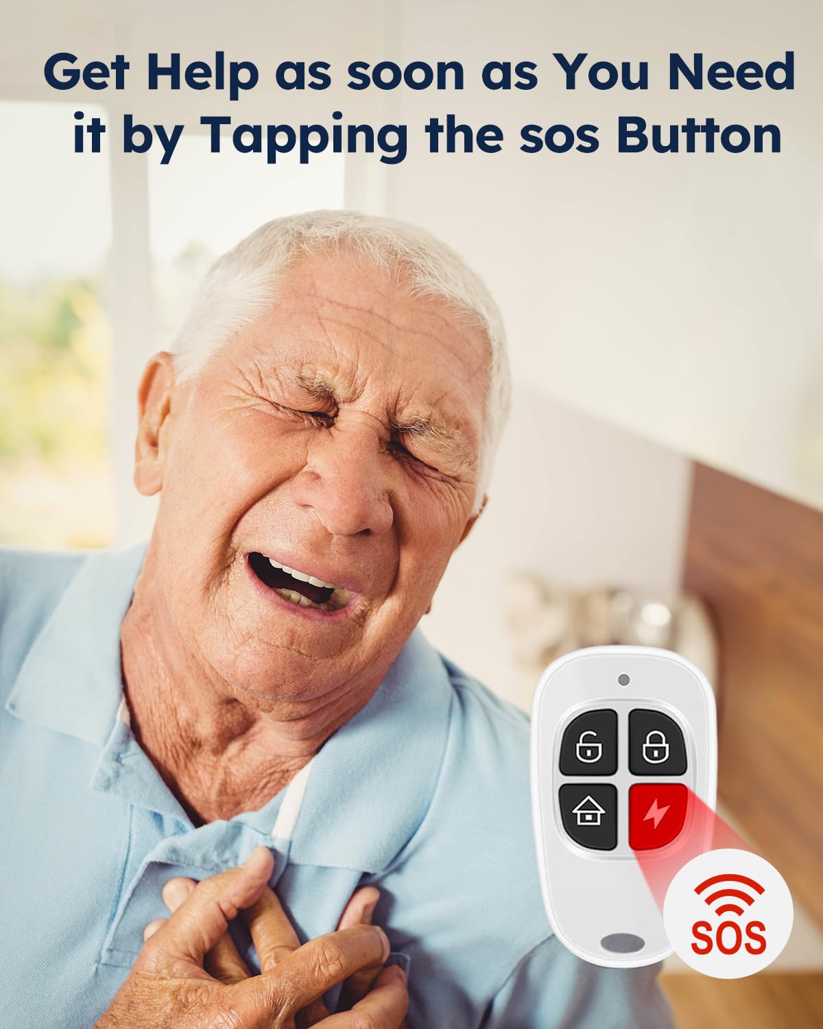 Tolviviov WiFi Smart Home Security Alarm System Kit – 8 Piece