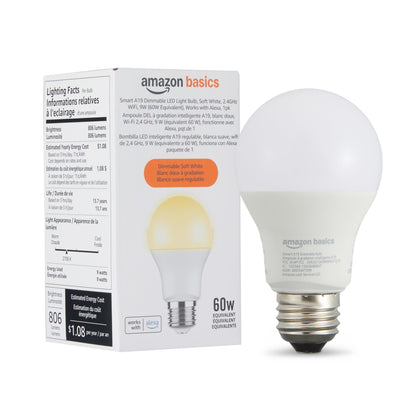 Amazon Basics Smart BR30 Light Bulb