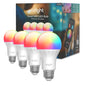 U-tec Smart RGB WiFi LED Light Bulbs with Alexa – A19 2 Pack