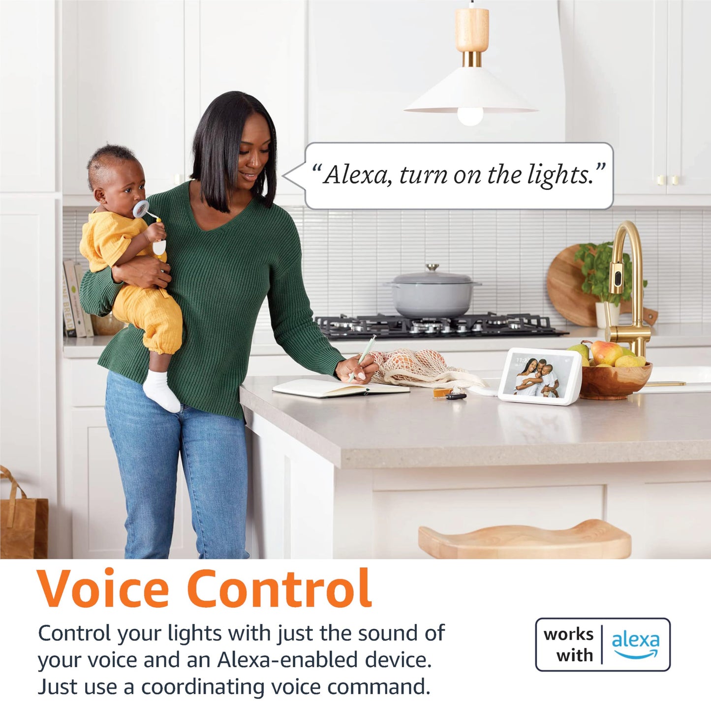 Amazon Basics Smart BR30 Light Bulb