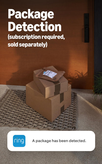 Ring Battery Video Doorbell with Head-to-Toe View & Motion Alerts