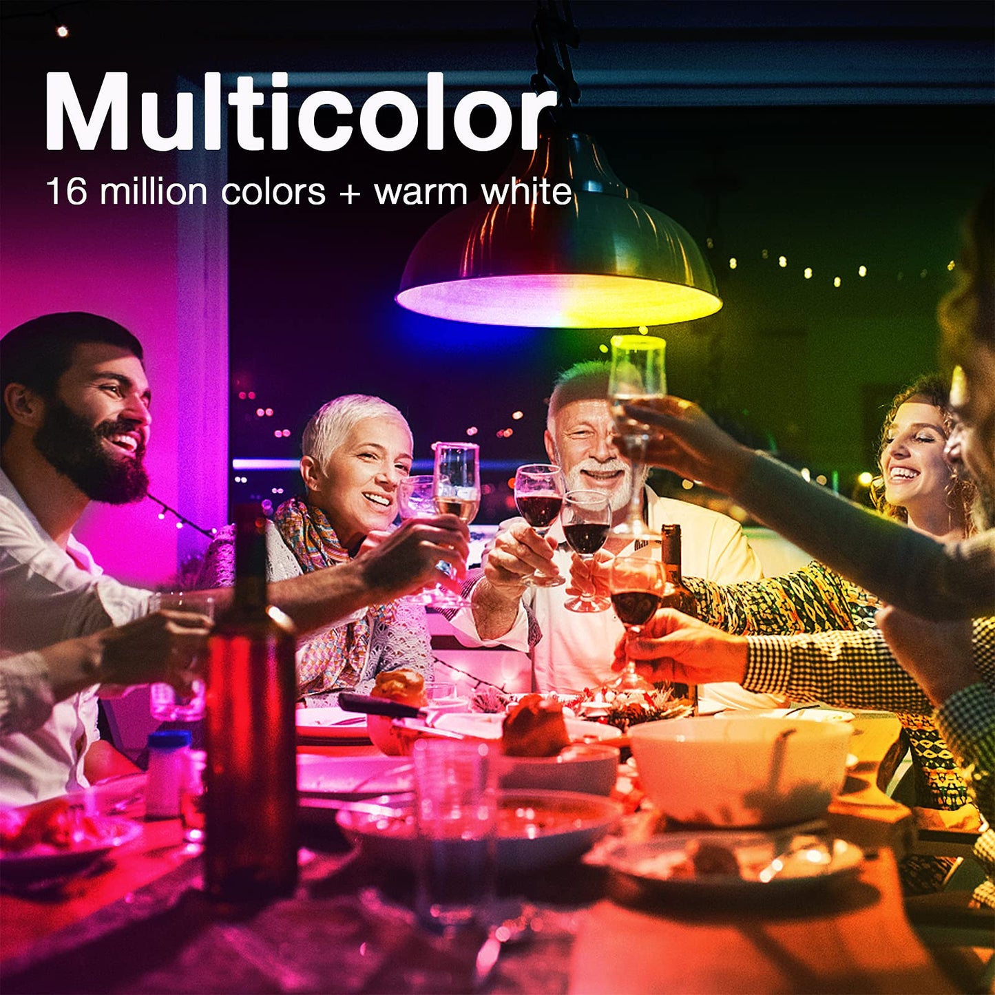 DAYBETTER Tuya Smart RGB WiFi LED Light Bulbs – A19 E26